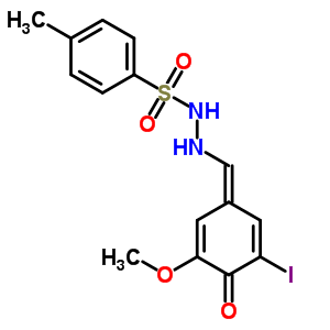 73909-17-8  N'-[(E)-(3-iodo-5-methoxy-4-oxocyclohexa-2,5-dien-1-ylidene)methyl]-4-methylbenzenesulfonohydrazide