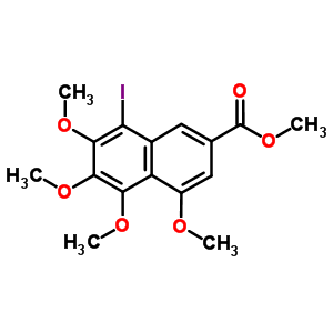 78395-67-2  methyl 8-iodo-4,5,6,7-tetramethoxynaphthalene-2-carboxylate