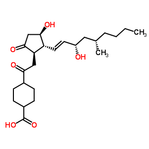 87-71-8  4-({(1R,2R,3R)-3-hidroxi-2-[(1E,3S,5S)-3-hidroxi-5-metilnon-1-en-1-il]-5-oxociklopentil}acetil)ciklohexánkarbonsav