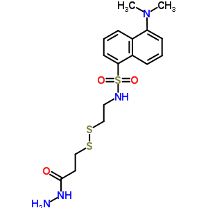 887354-22-5  5-(dimethylamino)-N-{2-[(3-hydrazino-3-oxopropyl)disulfanyl]ethyl}naphthalene-1-sulfonamide