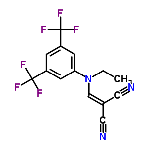 18181-26-5  ({[3,5-bis(trifluoromethyl)phenyl](ethyl)amino}methylidene)propanedinitrile