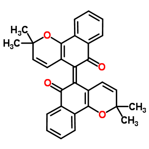20213-28-9  (5E)-2,2,2',2'-tetramethyl-5,5'-bibenzo[h]chromene-6,6'(2H,2'H)-dione