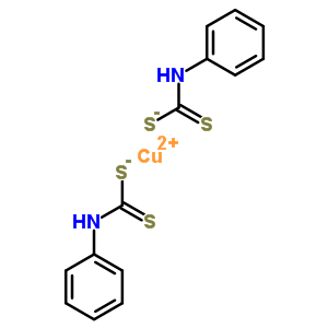 25500-28-1  copper(2+) bis(phenyldithiocarbamate)