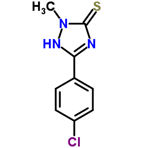 27349-24-2  5-(4-chlorophenyl)-2-methyl-1,2-dihydro-3H-1,2,4-triazole-3-thione