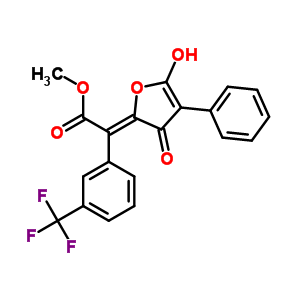 32883-79-7  methyl (2Z)-(5-hydroxy-3-oxo-4-phenylfuran-2(3H)-ylidene)[3-(trifluoromethyl)phenyl]ethanoate