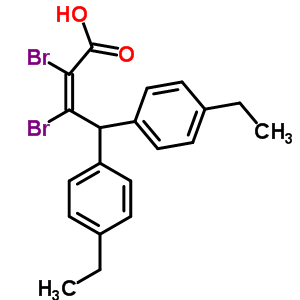 32953-81-4  (2Z)-2,3-dibromo-4,4-bis(4-ethylphenyl)but-2-enoic acid
