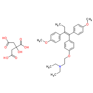 33406-36-9;42920-39-8  2-{4-[(1Z)-1,2-bis(4-methoxyphenyl)but-1-en-1-yl]phenoxy}-N,N-diethylethanamine