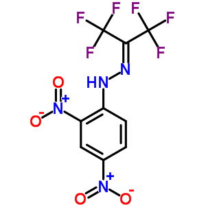 346-52-1  1-(2,4-dinitrophenyl)-2-[2,2,2-trifluoro-1-(trifluoromethyl)ethylidene]hydrazine