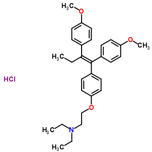 35258-12-9  2-{4-[(1E)-1,2-bis(4-methoxyphenyl)but-1-en-1-yl]phenoxy}-N,N-diethylethanamine hydrochloride