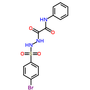 38629-79-7  2-{2-[(4-bromophenyl)sulfonyl]hydrazino}-2-oxo-N-phenylacetamide