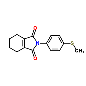 39985-87-0  2-[4-(methylsulfanyl)phenyl]-4,5,6,7-tetrahydro-1H-isoindole-1,3(2H)-dione
