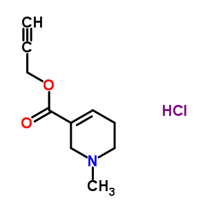 41948-70-3  prop-2-yn-1-yl 1-methyl-1,2,5,6-tetrahydropyridine-3-carboxylate hydrochloride