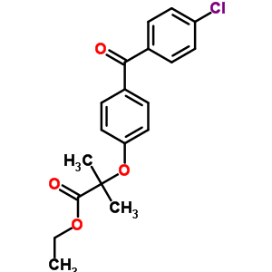 42019-08-9  ethyl 2-{4-[(4-chlorophenyl)carbonyl]phenoxy}-2-methylpropanoate
