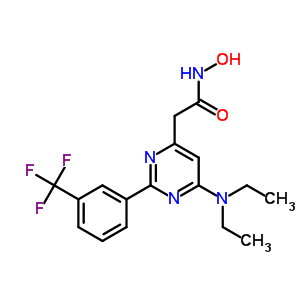 42055-77-6  2-{6-(diethylamino)-2-[3-(trifluoromethyl)phenyl]pyrimidin-4-yl}-N-hydroxyacetamide