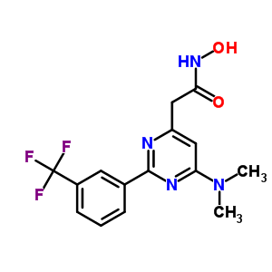 42055-78-7  2-{6-(dimethylamino)-2-[3-(trifluoromethyl)phenyl]pyrimidin-4-yl}-N-hydroxyacetamide