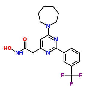 42055-79-8  2-{6-azepan-1-yl-2-[3-(trifluoromethyl)phenyl]pyrimidin-4-yl}-N-hydroxyacetamide