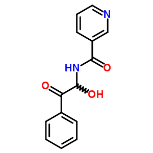 42069-24-9  N-(1-hydroxy-2-oxo-2-phenylethyl)pyridine-3-carboxamide