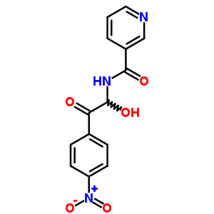 42069-28-3  N-[1-hydroxy-2-(4-nitrophenyl)-2-oxoethyl]pyridine-3-carboxamide