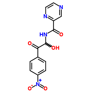 42069-32-9  N-[1-hydroxy-2-(4-nitrophenyl)-2-oxoethyl]pyrazine-2-carboxamide