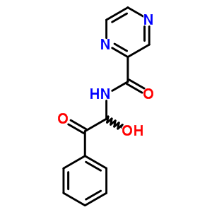 42177-47-9  N-(1-hydroxy-2-oxo-2-phenylethyl)pyrazine-2-carboxamide