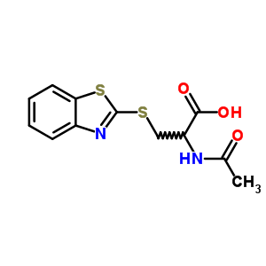 452-45-9  N-acetyl-S-1,3-benzothiazol-2-ylcysteine