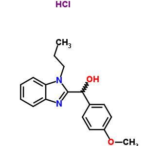 50820-91-2  (4-methoxyphenyl)(1-propyl-1H-benzimidazol-2-yl)methanol hydrochloride