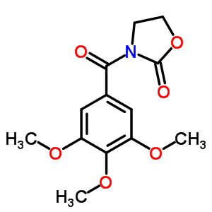 50915-99-6  3-[(3,4,5-trimethoxyphenyl)carbonyl]-1,3-oxazolidin-2-one