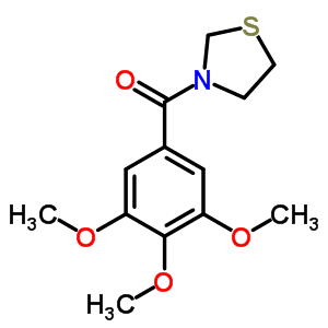 50916-00-2  3-[(3,4,5-trimethoxyphenyl)carbonyl]-1,3-thiazolidine
