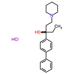51097-86-0  3-biphenyl-4-yl-1-piperidin-1-ylpentan-3-ol hydrochloride