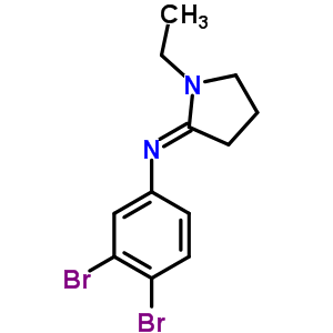 51170-61-7  3,4-dibromo-N-[(2E)-1-ethylpyrrolidin-2-ylidene]aniline