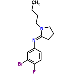 51170-62-8  3-bromo-N-[(2E)-1-butylpyrrolidin-2-ylidene]-4-fluoroaniline