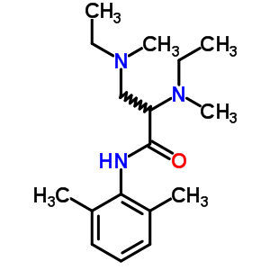 51246-59-4  N-(2,6-dimethylphenyl)-N~2~-ethyl-3-[ethyl(methyl)amino]-N~2~-methylalaninamide