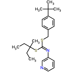 51308-59-9  4-tert-butylbenzyl 1-ethyl-1-methylpropyl pyridin-3-yldithioimidocarbonate 51308-59-9  4-tert-butylbenzyl 1-ethyl-1-methylpropyl pyridin-3-yldithioimidocarbonate