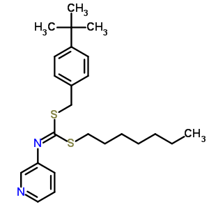 51308-60-2  4-tert-butylbenzyl heptyl pyridin-3-yldithioimidocarbonate 51308-60-2  4-tert-butylbenzyl heptyl pyridin-3-yldithioimidocarbonate