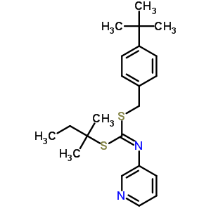 51379-05-6  4-tert-butylbenzyl 1,1-dimethylpropyl pyridin-3-yldithioimidocarbonate 51379-05-6  4-tert-butylbenzyl 1,1-dimethylpropyl pyridin-3-yldithioimidocarbonate
