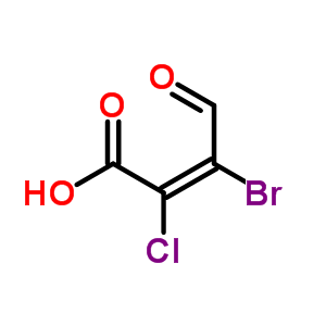 51742-42-8  (2Z)-3-bromo-2-chloro-4-oxobut-2-enoic acid