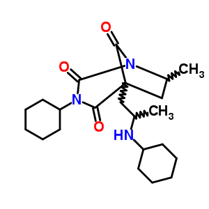 52116-31-1  3-cyclohexyl-5-[2-(cyclohexylamino)propyl]-7-methyl-1,3-diazabicyclo[3.2.1]octane-2,4,8-trione