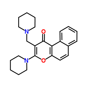 52223-42-4  3-piperidin-1-yl-2-(piperidin-1-ylmethyl)-1H-benzo[f]chromen-1-one