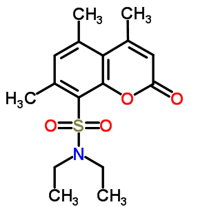 52415-48-2  N,N-diethyl-4,5,7-trimethyl-2-oxo-2H-chromene-8-sulfonamide