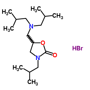 52467-92-2  5-{[bis(2-methylpropyl)amino]methyl}-3-(2-methylpropyl)-1,3-oxazolidin-2-one hydrobromide
