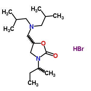 52467-93-3  5-{[bis(2-methylpropyl)amino]methyl}-3-(1-methylpropyl)-1,3-oxazolidin-2-one hydrobromide
