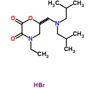 52468-09-4  6-{[bis(2-methylpropyl)amino]methyl}-4-ethylmorpholine-2,3-dione hydrobromide