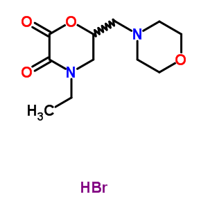 52468-12-9  4-ethyl-6-(morpholin-4-ylmethyl)morpholine-2,3-dione hydrobromide 52468-12-9  4-ethyl-6-(morpholin-4-ylmethyl)morpholine-2,3-dione hydrobromide