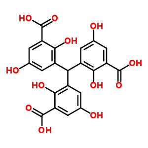 52486-80-3  3,3',3''-methanetriyltris(2,5-dihydroxybenzoic acid)