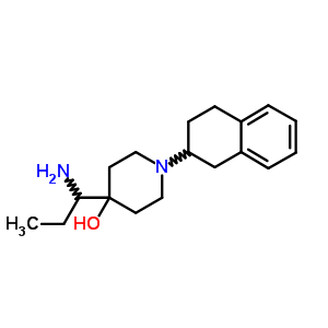 52664-16-1  4-(1-aminopropyl)-1-(1,2,3,4-tetrahydronaphthalen-2-yl)piperidin-4-ol
