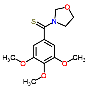 52723-21-4  3-[(3,4,5-trimethoxyphenyl)carbonothioyl]-1,3-oxazolidine