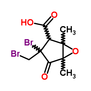 52775-80-1  3-bromo-3-(bromomethyl)-1,5-dimethyl-4-oxo-6-oxabicyclo[3.1.0]hexane-2-carboxylic acid