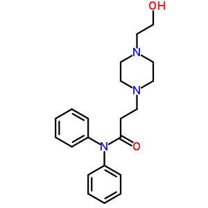 52849-87-3  3-[4-(2-hydroxyethyl)piperazin-1-yl]-N,N-diphenylpropanamide