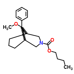 52904-51-5  butyl 9-methoxy-9-phenyl-3-azabicyclo[3.3.1]nonane-3-carboxylate