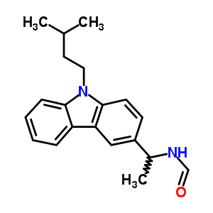 52916-28-6  N-{1-[9-(3-methylbutyl)-9H-carbazol-3-yl]ethyl}formamide
